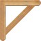 Ekena Millwork Traditional Craftsman Rough Sawn Bracket w/ Offset Brace, Western Red Cedar, 6"W x 30"D x 30"H BKT0604X30X30TRA04RWR - alternate 3